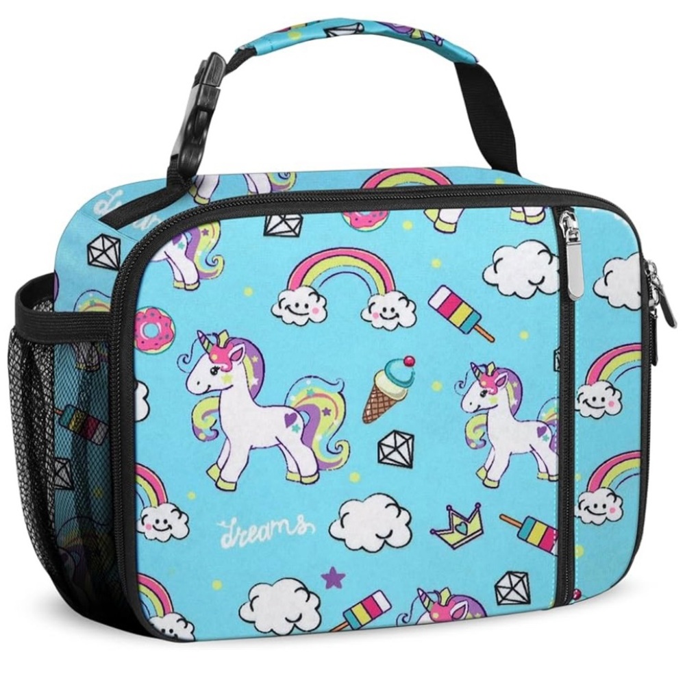 Esouler Pink Insulated Kids Lunch bag
